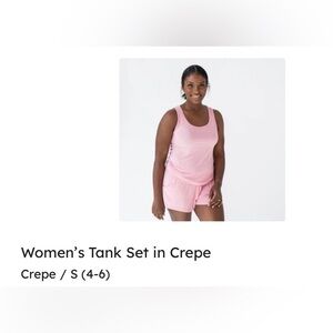 Kyte Baby Women’s Tank Set in Crepe 
Size S
NWT
